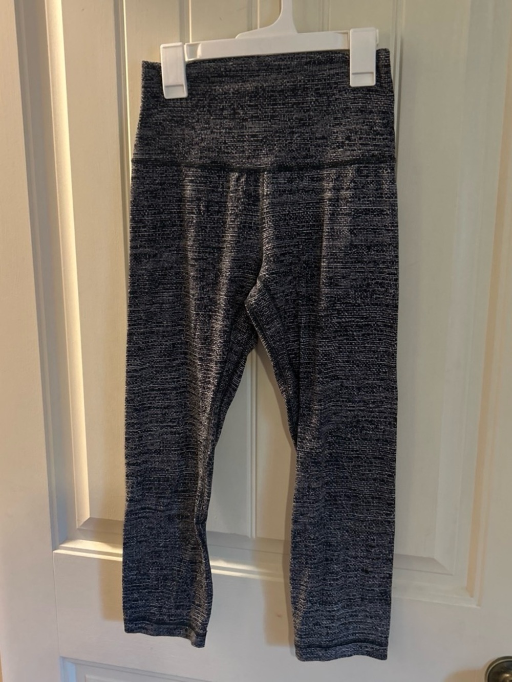 lululemon athletica Black Marled High-Rise Leggings
